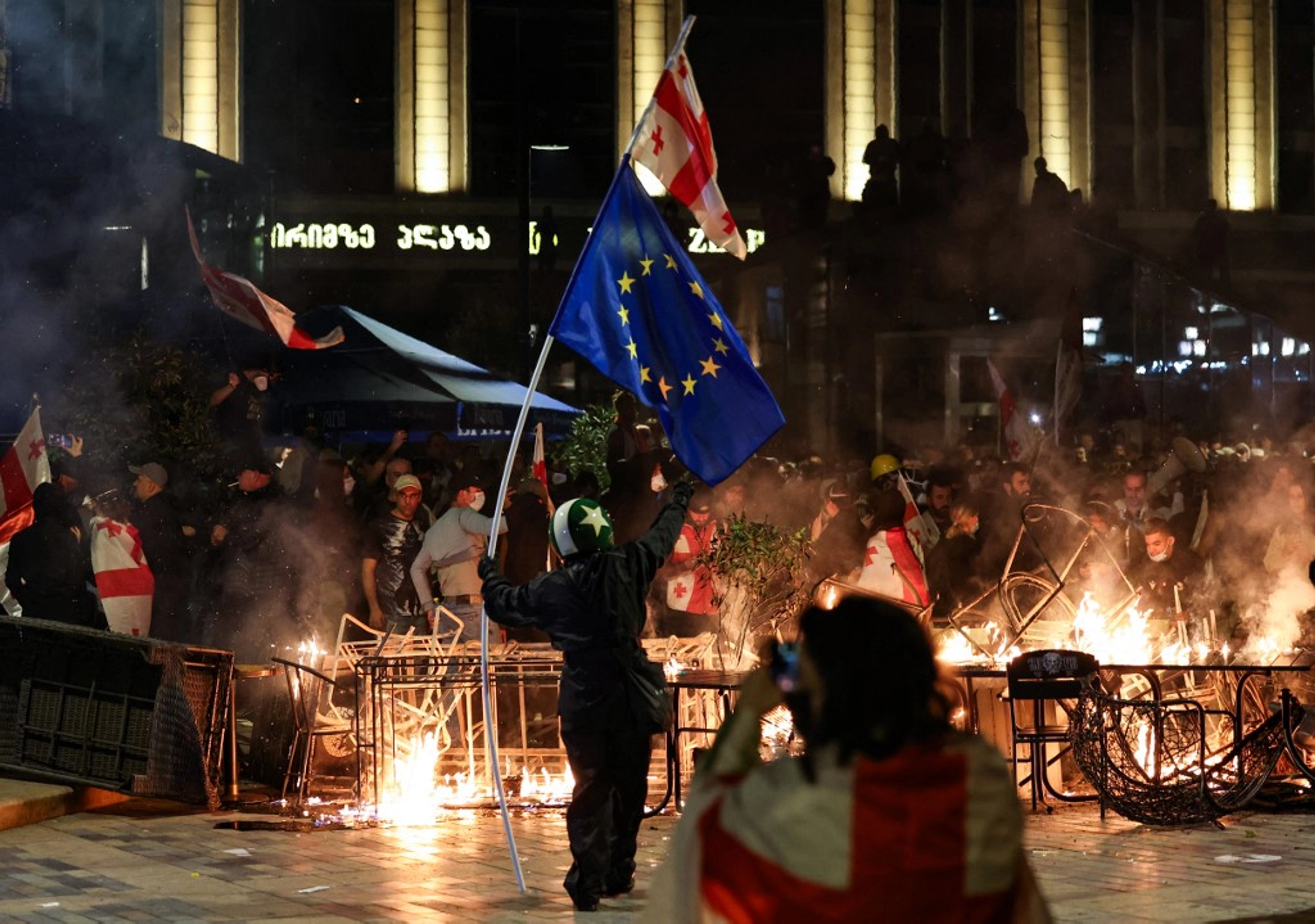 Georgian Protests Continue After Disputed Local Elections