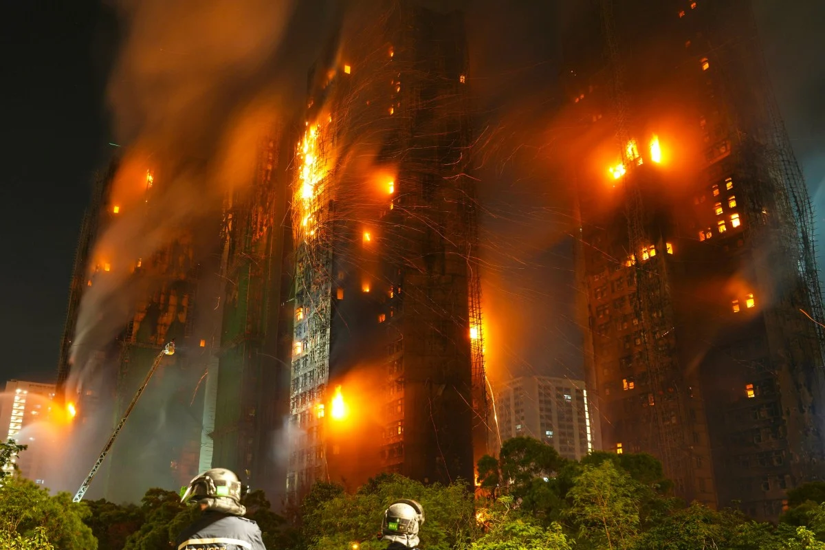3 Arrested in Hong Kong Over Construction Work Linked to Deadly Fire