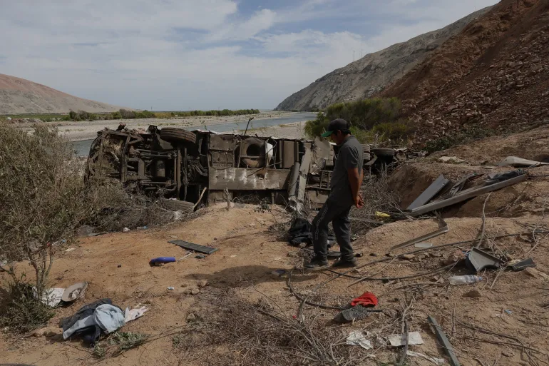At Least 37 Dead After Bus Plunges Into Ravine in Peru Arequipa Mountains