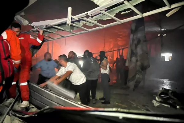 Lebanon reports 13 people killed in strike on Palestinian camp; Israel says it hit Hamas facility
